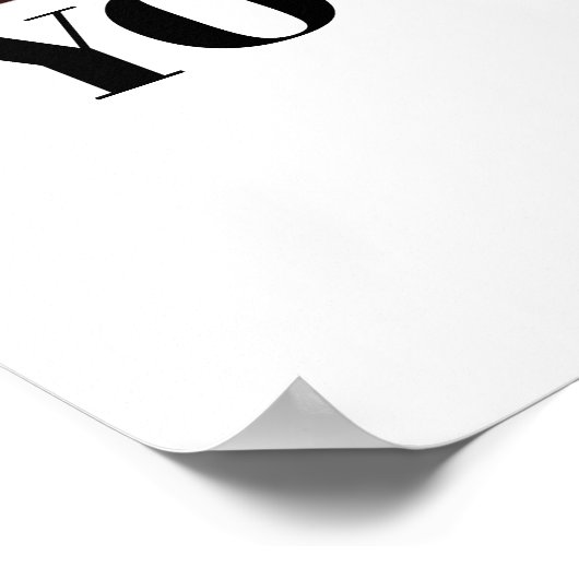 Personalized Firefighter Poster – Custom Name (Ecke)