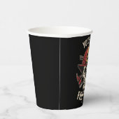 Personalized Firefighter Skull Fireman Fire Dept Pappbecher (Rechts)