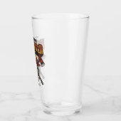 Personalized Fireman Skull Helmet Achse Firefighte Glas (Links)