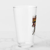 Personalized Fireman Skull Helmet Achse Firefighte Glas (Rechts)