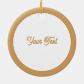 Personalized First Christmas as Grandma  Keramik Ornament (Hinten)