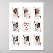 Personalized First Mother’s Day Photo Collage  Poster (Vorne)