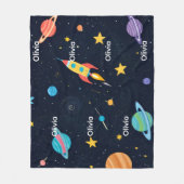 “Personalized Fleece Blanket with Name” (Vorderseite)