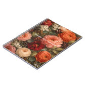 Personalized Floral Botanical Journal Women's Day  Notizblock (Linke Seite)