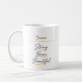Personalized Floral Botanical Women's Day Coffee  Kaffeetasse
