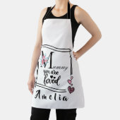 Personalized Floral Mommy Apron Schürze (InSitu)