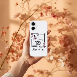 Personalized Floral Mommy iPhone Case 16 Hülle