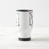 Personalized Floral Mommy Travel Mug Reisebecher (Mittel)