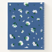 Personalized Floral Notebook Notizblock (Rückseite)