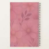 Personalized Floral Notebook Notizblock (Rückseite)