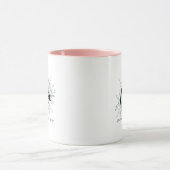 Personalized Floral Nurse Gift Tasse (Zentrum)