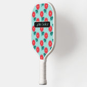 Personalized Floral Pickleball Paddle (Links)