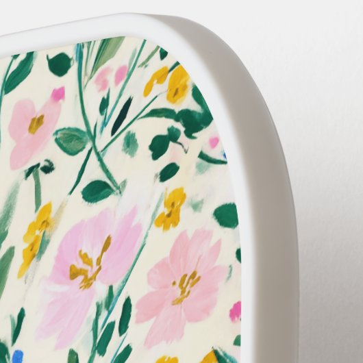 Personalized Floral Pickleball Paddle (Linke Seite)