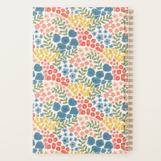 Personalized Floral Planner – Weekly & Monthly Planer (Rückseite)