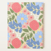 Personalized Floral Planner with Hard Cover Planer (Rückseite)