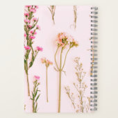 Personalized Floral Spiral Notebook Notizblock (Rückseite)