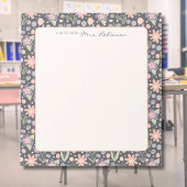 Personalized Floral Teacher Notepad Notizblock