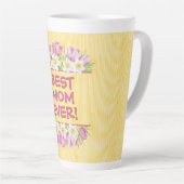 Personalized Floral Tulip and Daffodil Milchtasse (Rechte Ecke)