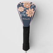 Personalized Flower Design Golf Head Cover Headcover (Vorderseite)