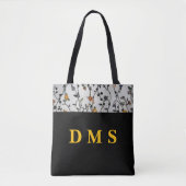 Personalized Flower Vine Tote Bag Tasche (Vorderseite)