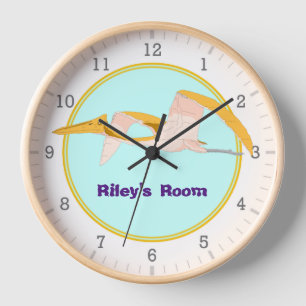 Personalized Flying Pterodactyl Dinosaur 1 Uhr