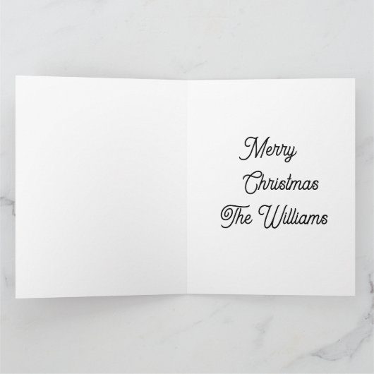 Personalized Folded Greeting Card Karte (Innenseite)