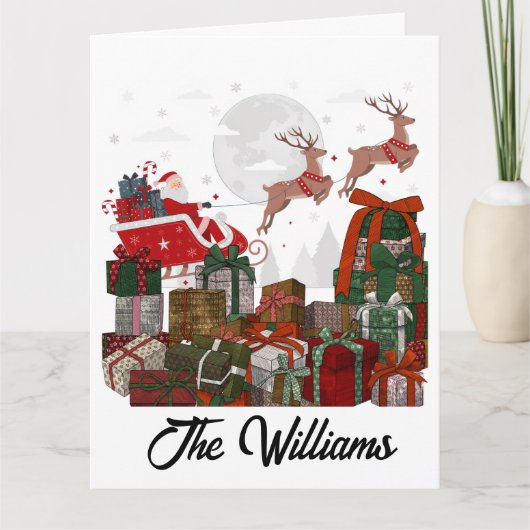 Personalized Folded Greeting Card Karte (Vorderseite)