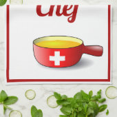Personalized Fondue Chef Geschirrtuch (Gefaltet)
