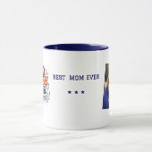 Personalized Football Mom Mug with Photo Tasse (Zentrum)