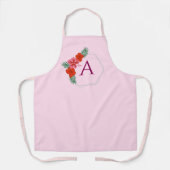 Personalized for Women Custom Family Cooking Pink Schürze (Vorderseite)