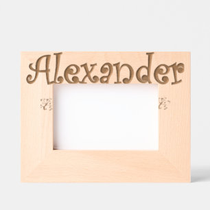 Personalized Foto frame Alexander / Bilderrahmen Geätzte Rahmen