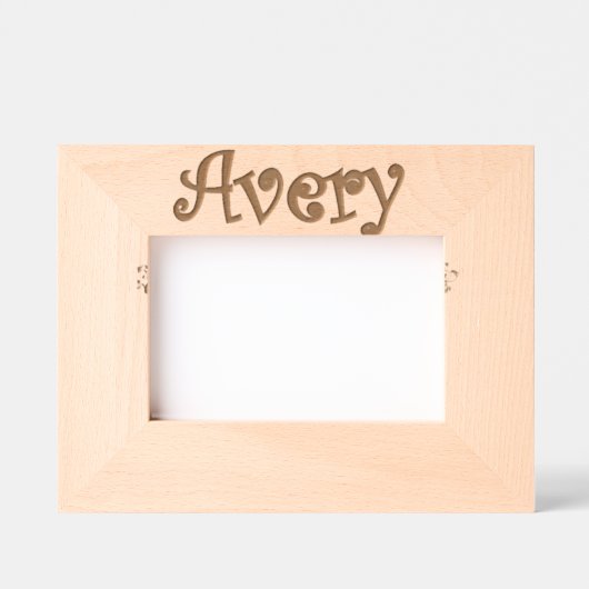 Personalized Foto frame boy Avery Geätzte Rahmen (Vorderseite)