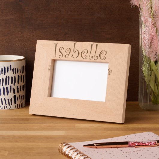 Personalized Foto frame Isabelle / Bilderrahmen Geätzte Rahmen (Links)