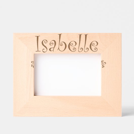 Personalized Foto frame Isabelle / Bilderrahmen Geätzte Rahmen (Vorderseite)