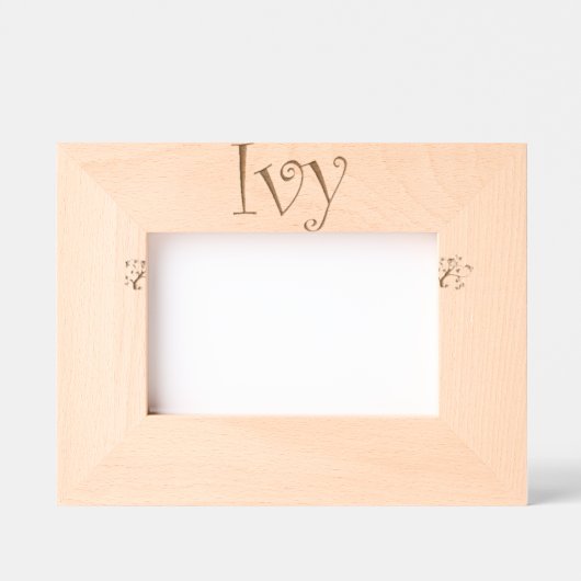 Personalized Foto frame Ivy Geätzte Rahmen (Vorderseite)
