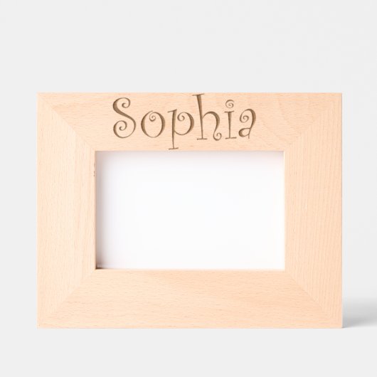 Personalized Foto frame Sophia / Bilderrahmen Geätzte Rahmen (Vorderseite)