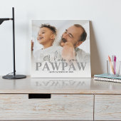 Personalized Foto Pawpaw Fotoplatte