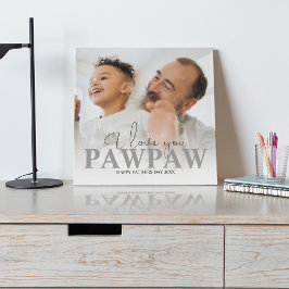 Personalized Foto Pawpaw Fotoplatte