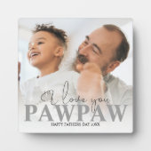 Personalized Foto Pawpaw Fotoplatte (Vorderseite)