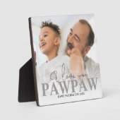 Personalized Foto Pawpaw Fotoplatte (Vorderseite)