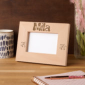 Personalized Foto von Frame Mila / Bilderrahmen Mi Geätzte Rahmen (Links)