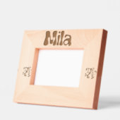Personalized Foto von Frame Mila / Bilderrahmen Mi Geätzte Rahmen (Links)