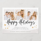 Personalized Foto von Happy Holidays Christmas Karte (Vorderseite)