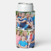Personalized Four Photo Can Cooler Selters Dosenkühler (Seltzer Rückseite)