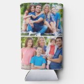 Personalized Four Photo Can Cooler Selters Dosenkühler (Rückseite)