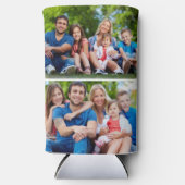Personalized Four Photo Can Cooler Selters Dosenkühler (Vorderseite)