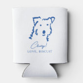 Personalized Fox Terrier Dog Dosenkühler (Rückseite)