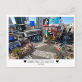 Personalized, From SHIBUYA CROSSING  with Love Postkarte (Vorderseite)