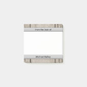 Personalized From the Desk of Any Name Custom Post-it Klebezettel (Vorderseite)