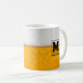 Personalized Frosted Beer Mug with Custom Name Kaffeetasse (VorderseiteRechts)